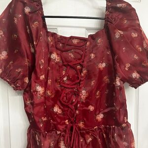 Corset top romantic dress